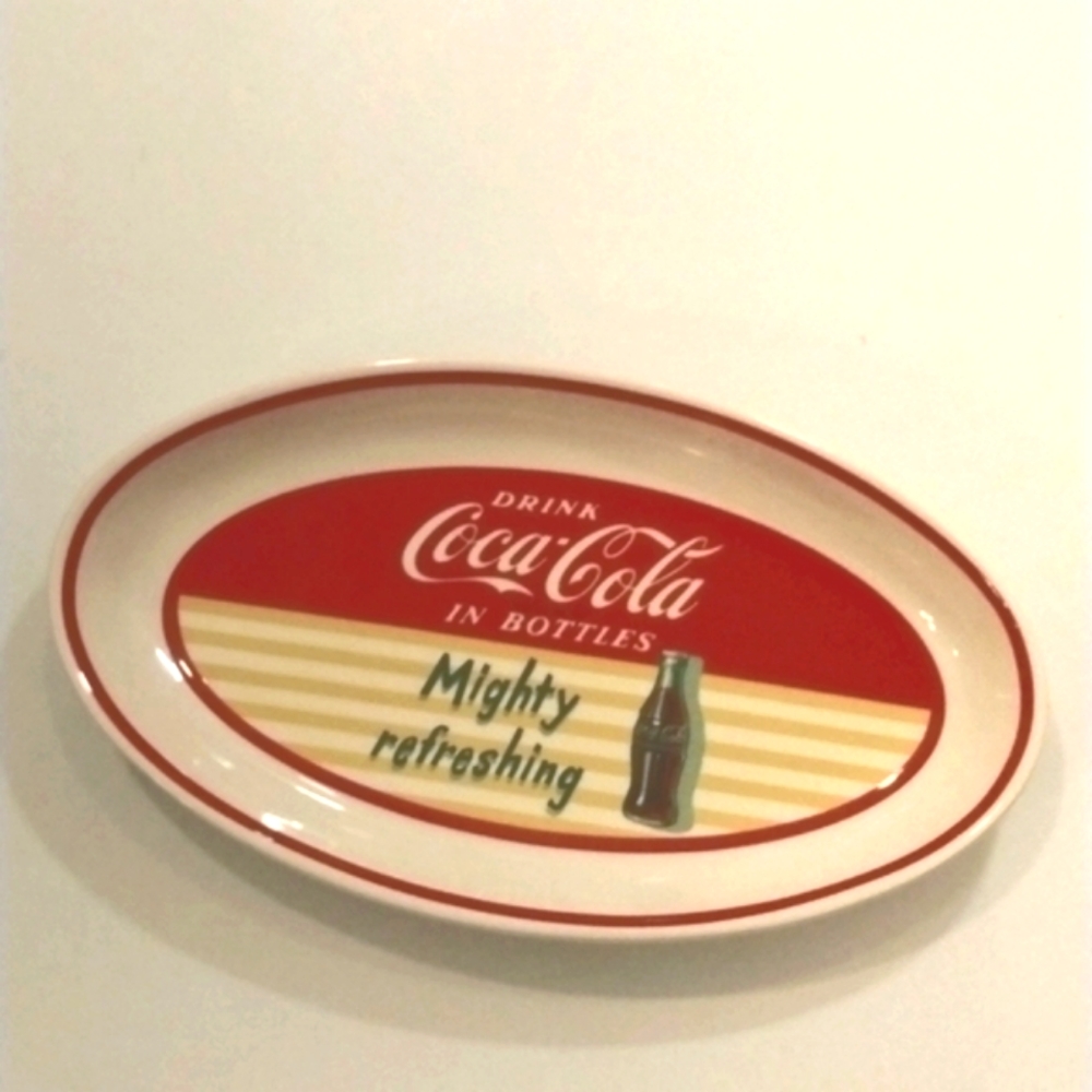An Oval Coca' Cola Dish